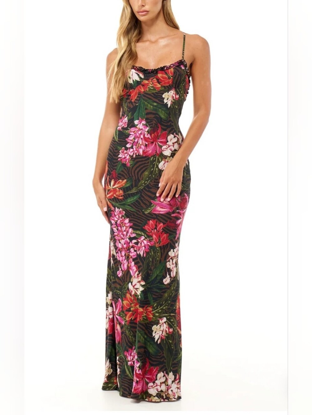 Runaway The Label Monet Maxi Dress Size S P2P 17